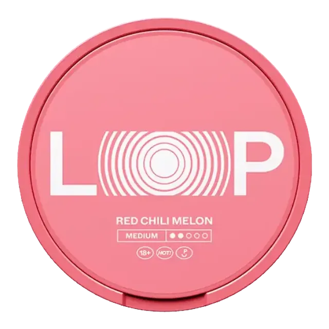 Loop Red Chili Melon Medium 6.3mg nicotine pouch can