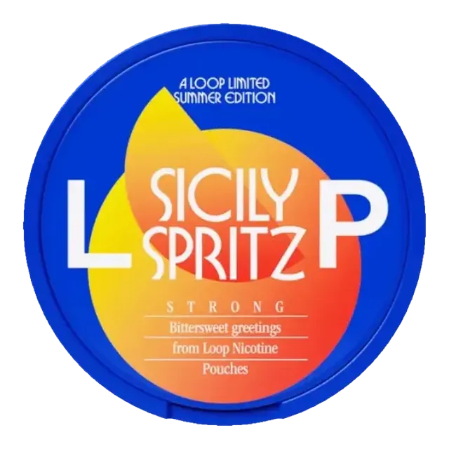 Loop Sicily Spritz Strong 8.9mg nicotine pouch can