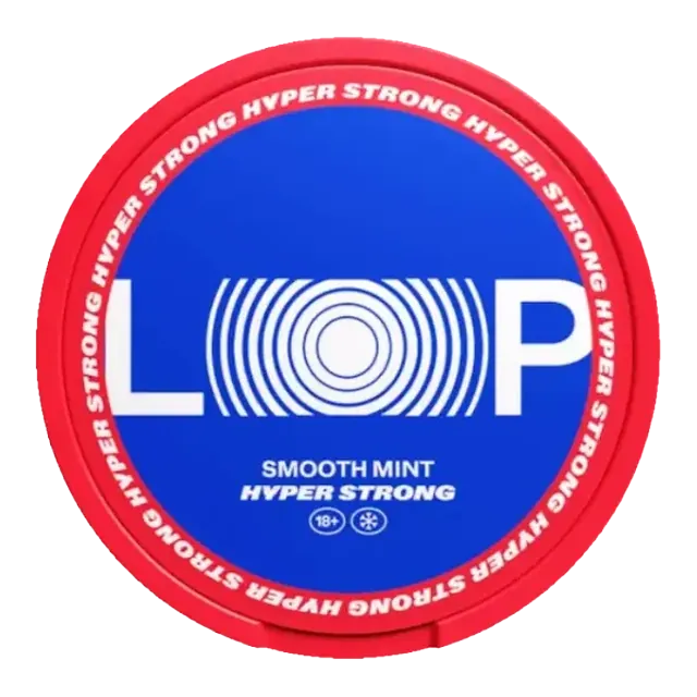 Loop Smooth Mint Hyper Strong 14.8mg nicotine pouch can