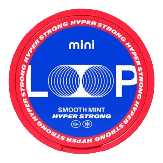 Loop Smooth Mint Mini Hyper 11.3mg nicotine pouch can