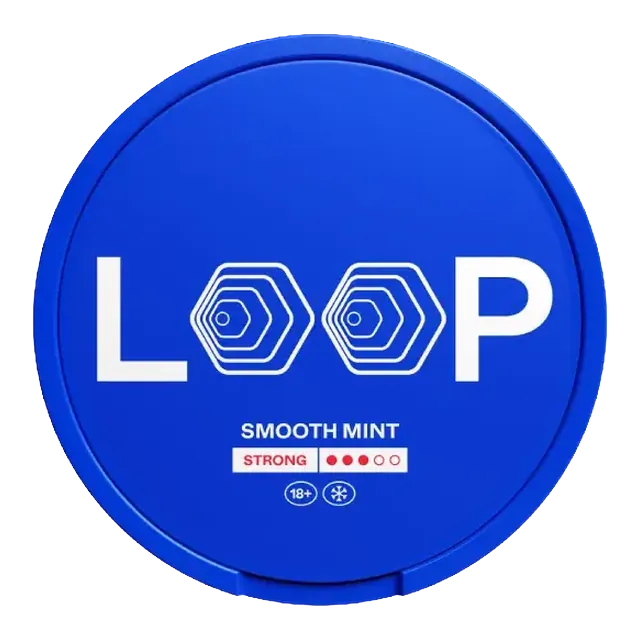 Loop Smooth Mint Strong 8.9mg nicotine pouch can