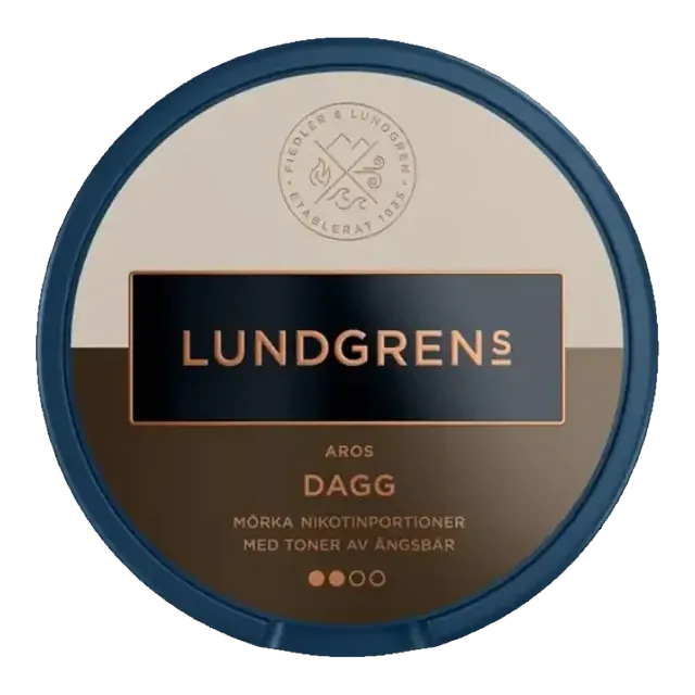 Lundgrens Aros Dagg 8mg nicotine pouch can