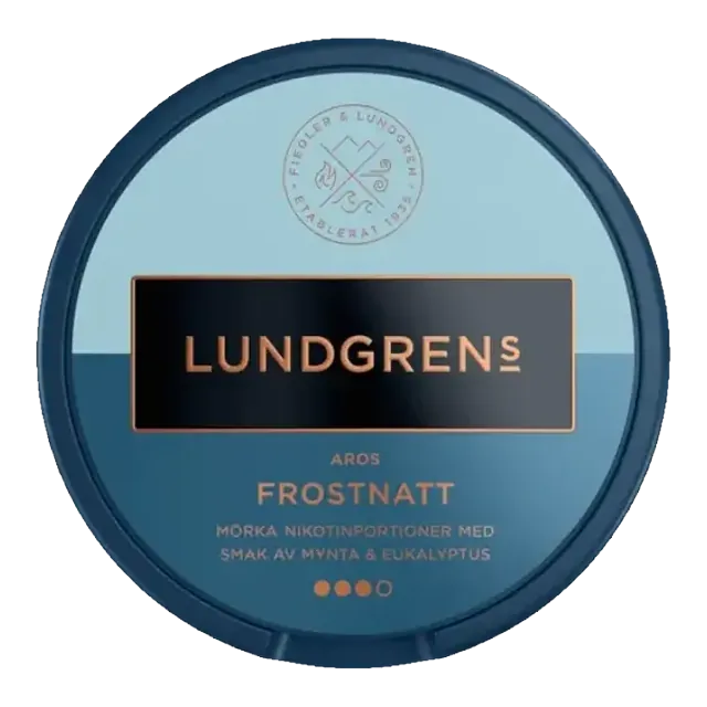 Lundgrens Aros Frostnatt 10mg nicotine pouch can