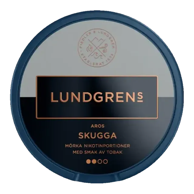 Lundgrens Aros Skugga 8mg nicotine pouch can