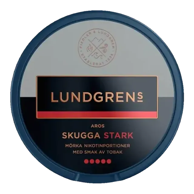 Lundgrens Aros Skugga Stark 12.5mg nicotine pouch can