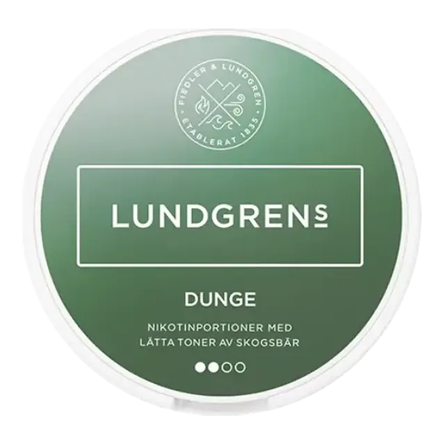 Lundgrens Dunge 8mg nicotine pouch can