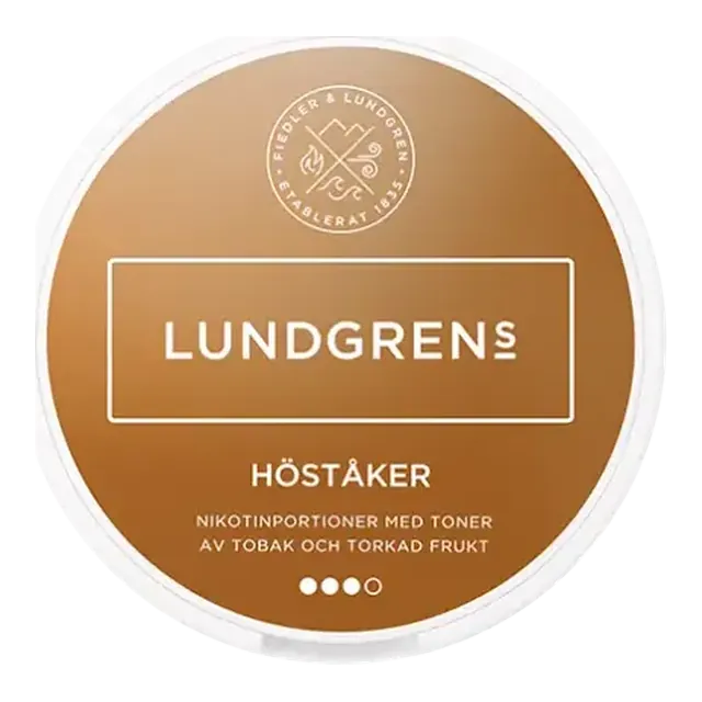 Lundgrens Höståker 10mg nicotine pouch can