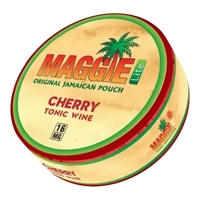 Maggie Cherry Tonic Wine 16mg nicotine pouch can