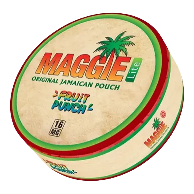 Maggie Fruit Punch 16mg nicotine pouch can