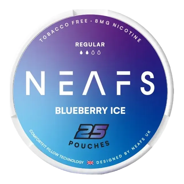 NEAFS Blueberry Ice Regular 8mg nicotine pouch can