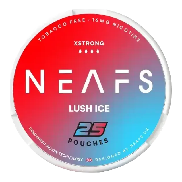NEAFS Lush Ice Extra Strong 16mg nicotine pouch can