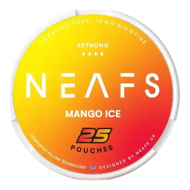 NEAFS Mango Ice Extra Strong 16mg nicotine pouch can