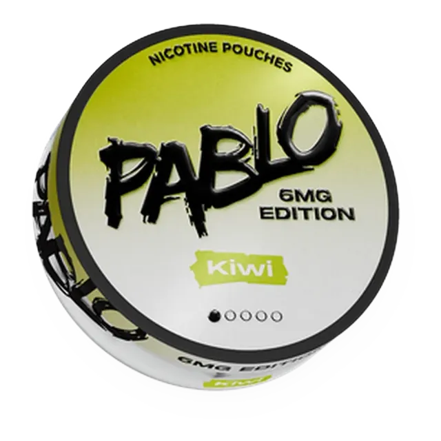 Pablo 6mg Edition Kiwi nicotine pouch can