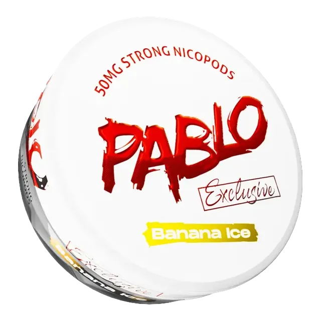 Pablo Exclusive Banana Ice 50mg nicotine pouch can
