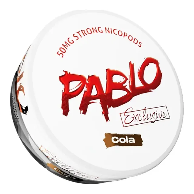 Pablo Exclusive Cola 50mg nicotine pouch can