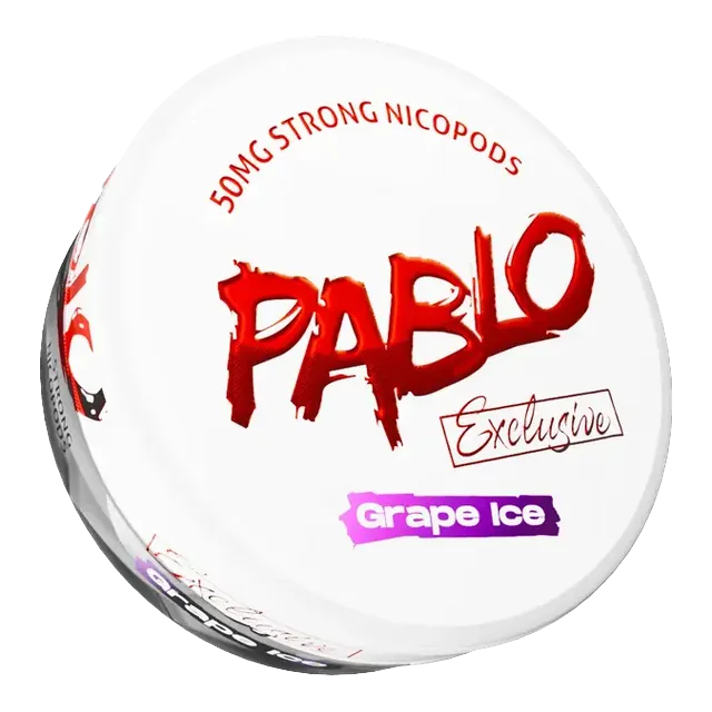 Pablo Exclusive Grape Ice 50mg nicotine pouch can