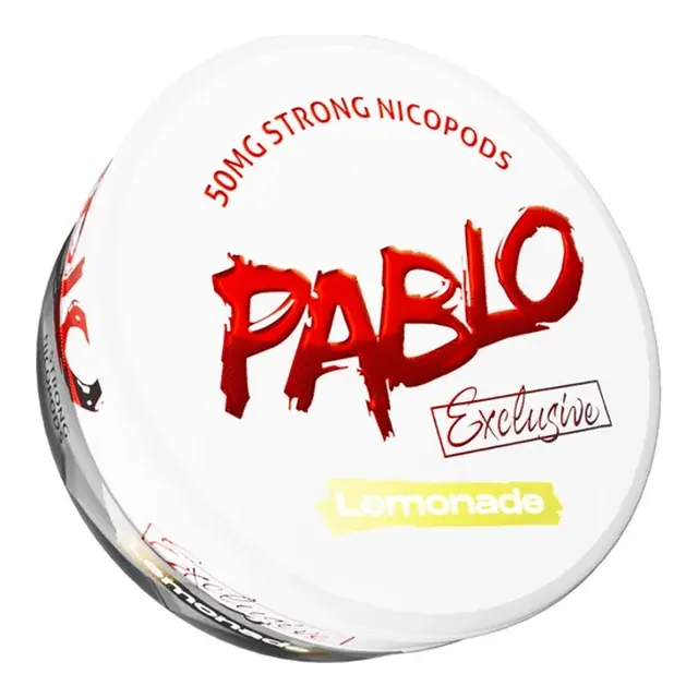 Pablo Exclusive Lemonade 50mg nicotine pouch can