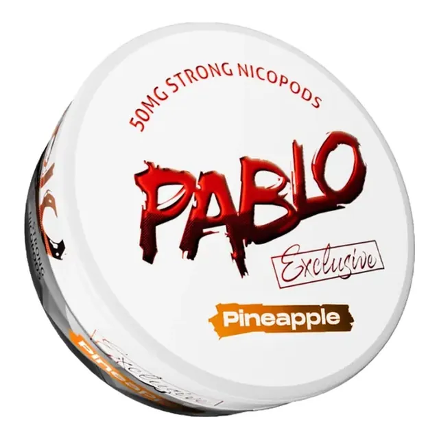 Pablo Exclusive Pineapple 50mg nicotine pouch can