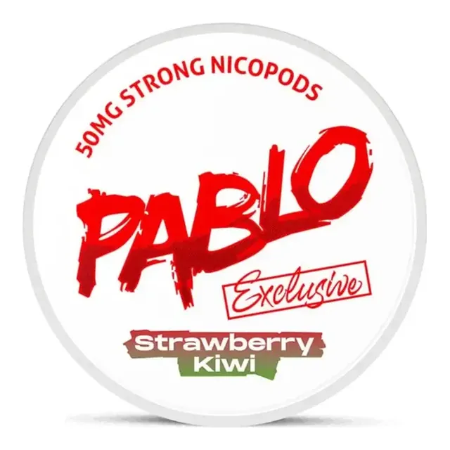 Pablo Exclusive Strawberry Kiwi 50mg nicotine pouch can