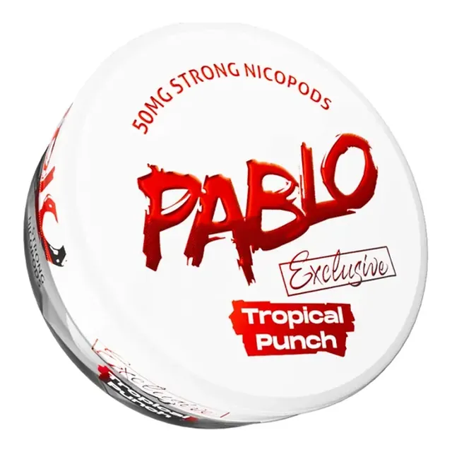 Pablo Exclusive Tropical Punch 50mg nicotine pouch can