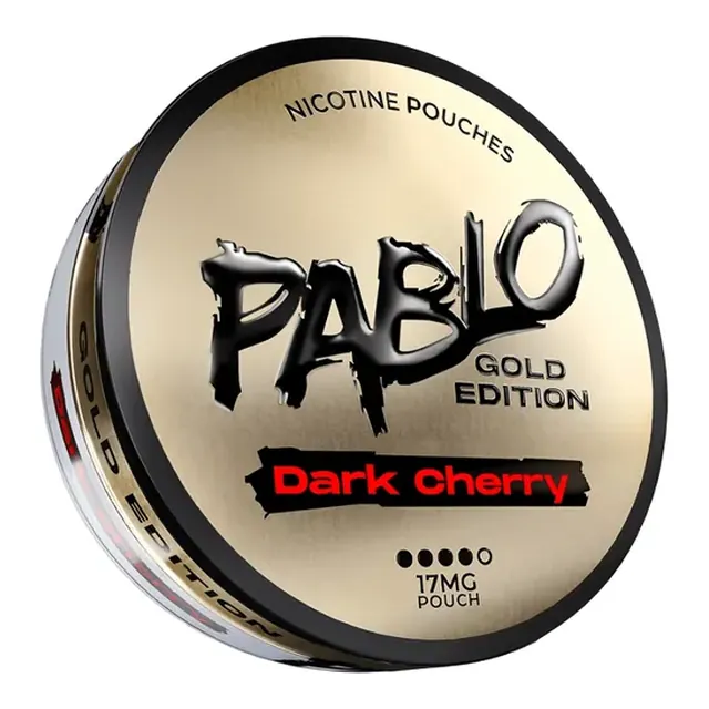 Pablo Gold Dark Cherry 17mg nicotine pouch can