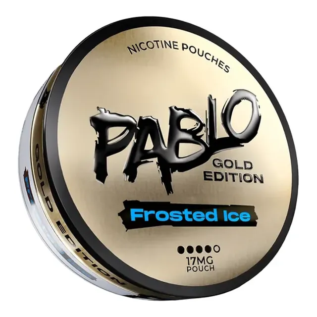 Pablo Gold Frosted Ice 17mg nicotine pouch can