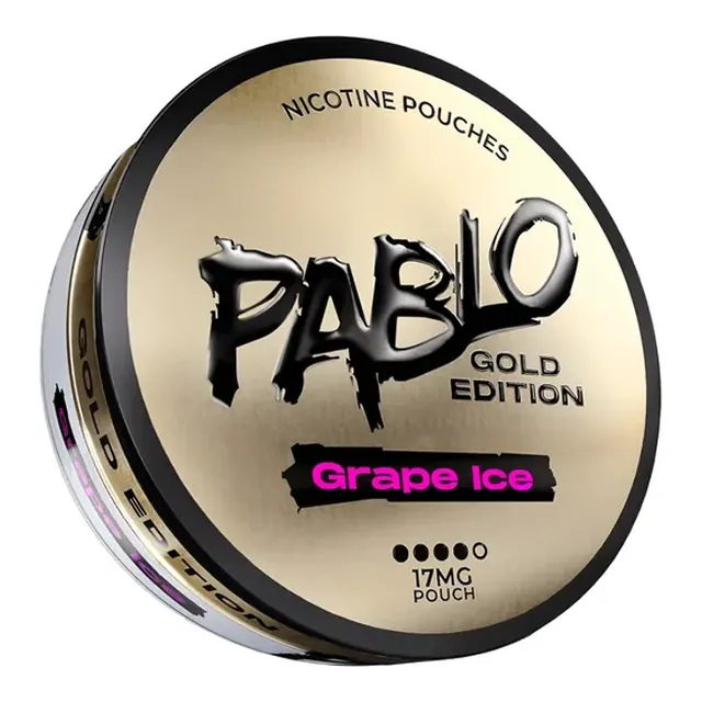 Pablo Gold Grape Ice 17mg nicotine pouch can