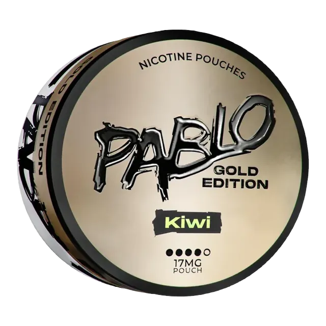 Pablo Gold Kiwi 17mg nicotine pouch can