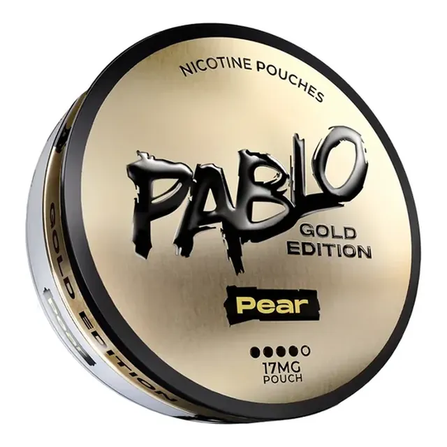 Pablo Gold Pear 17mg nicotine pouch can