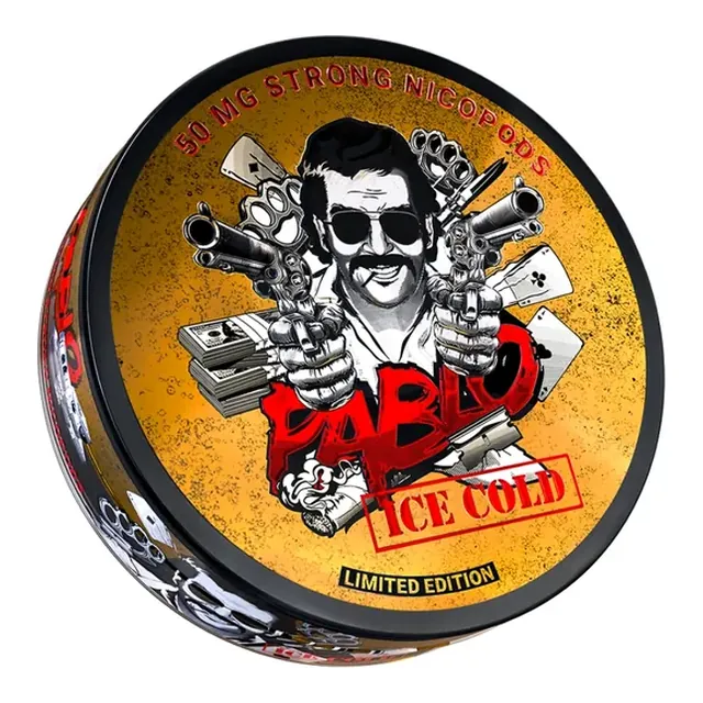 Pablo Ice Cold Limited Edition 50mg nicotine pouch can