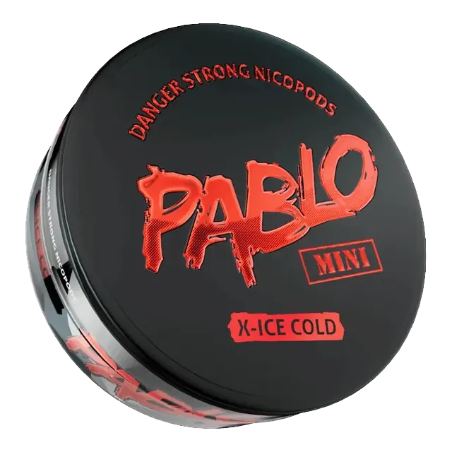 Pablo Mini X-Ice Cold nicotine pouch can