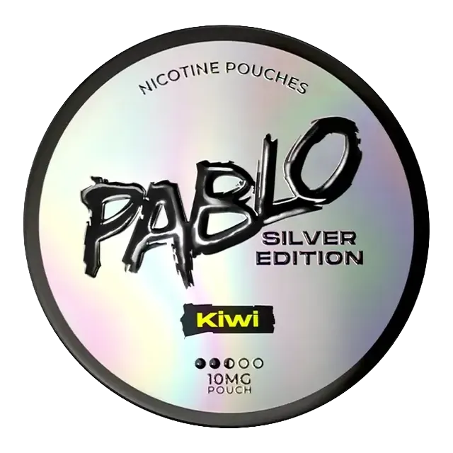Pablo Silver Kiwi 10.15mg nicotine pouch can