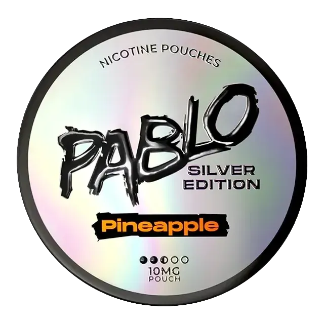 Pablo Silver Pineapple 10.15mg nicotine pouch can