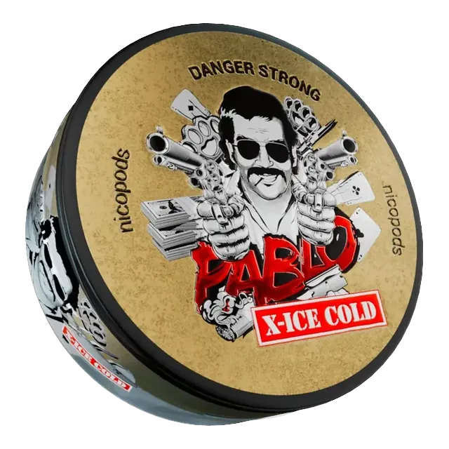 Pablo X-Ice Cold nicotine pouch can