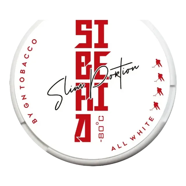Siberia Slim 25mg nicotine pouch can