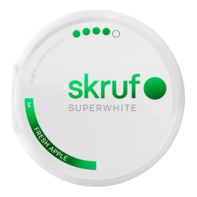 Skruf Fresh Apple S4 12mg nicotine pouch can