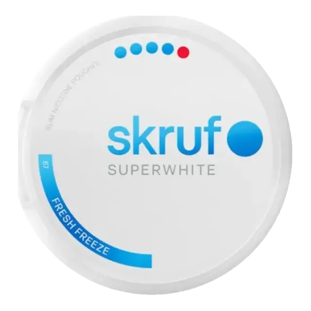 Skruf Fresh Freeze Ultra Limited 11.5mg nicotine pouch can