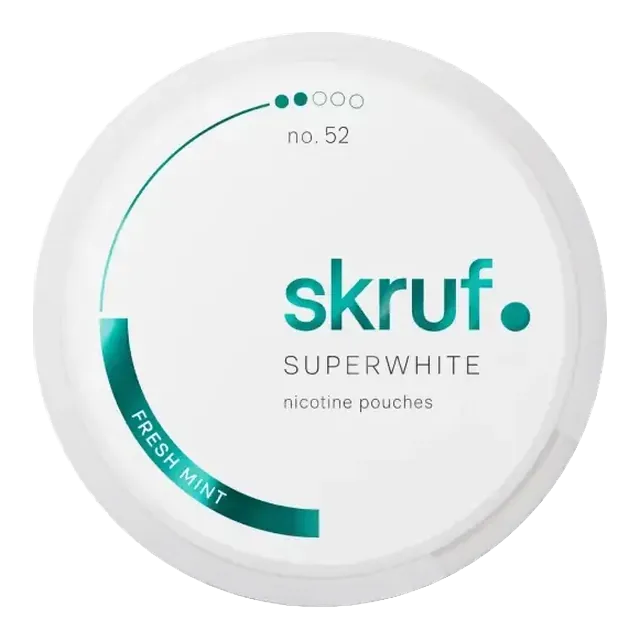Skruf Fresh Mint S2 6mg nicotine pouch can