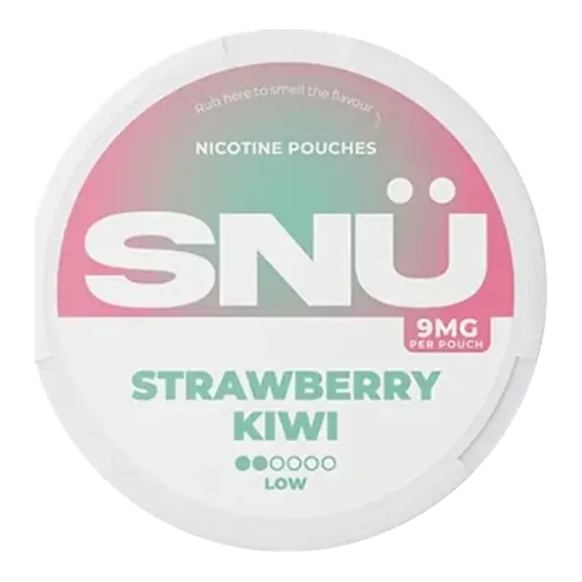 SNU Strawberry Kiwi 9mg nicotine pouch can