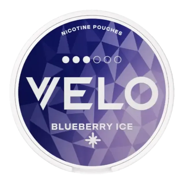 VELO Blueberry Ice Slim 8mg nicotine pouch can