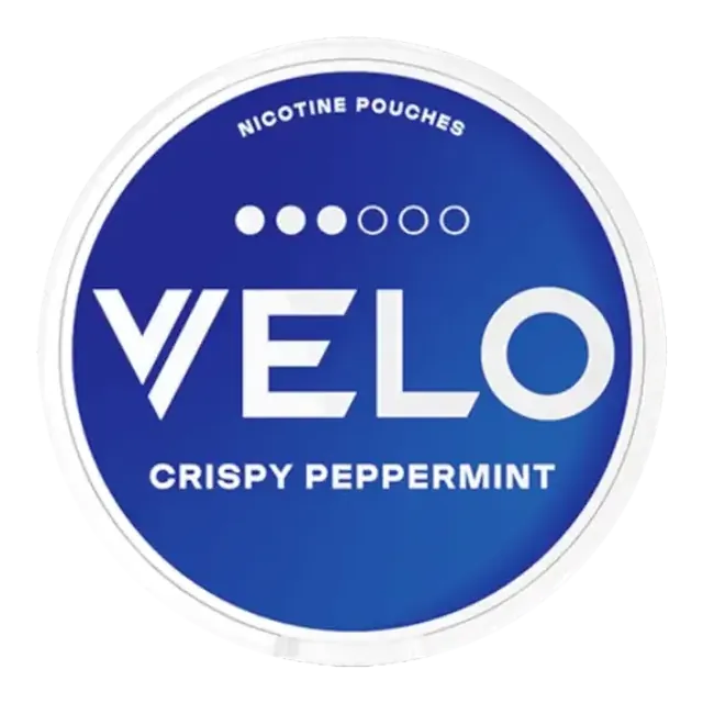 VELO Crispy Peppermint 10mg nicotine pouch can