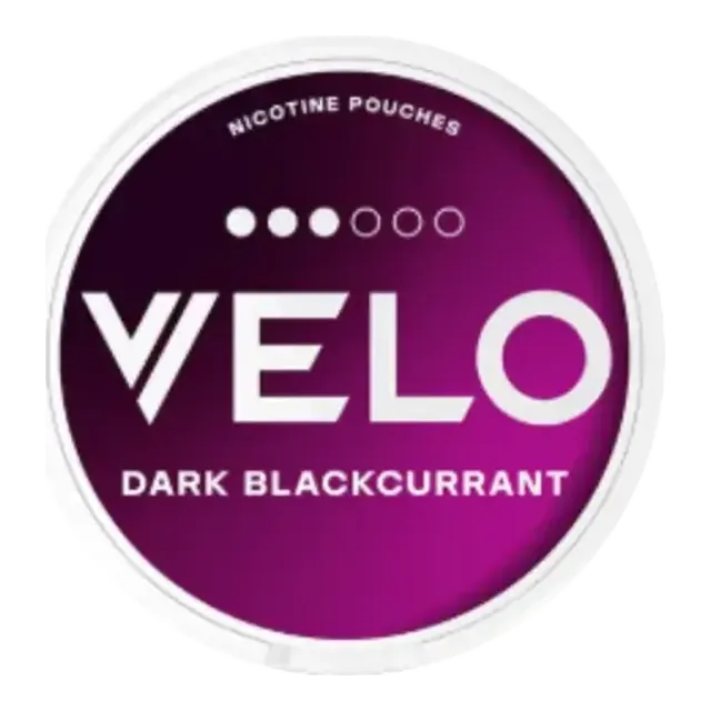 VELO Dark Blackcurrant 8mg nicotine pouch can