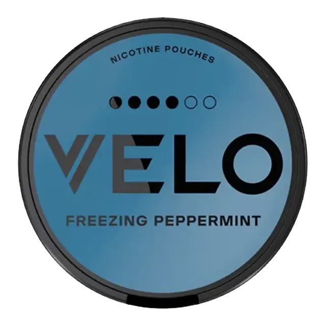 VELO Freezing Peppermint 10.9mg nicotine pouch can