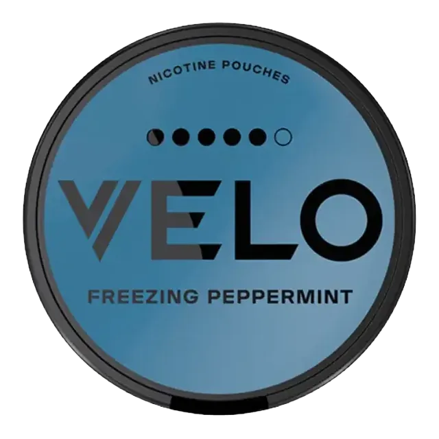 VELO Freezing Peppermint Ultra 14mg nicotine pouch can