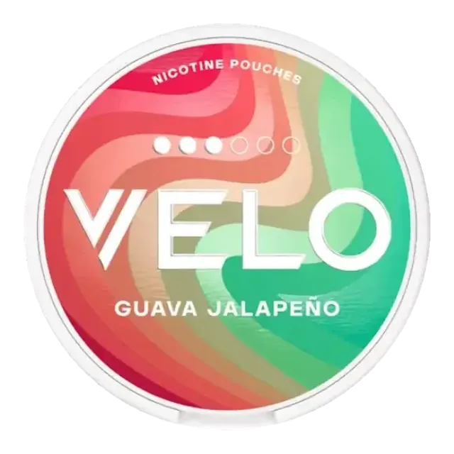 VELO Guava Jalapeno Slim 8mg nicotine pouch can
