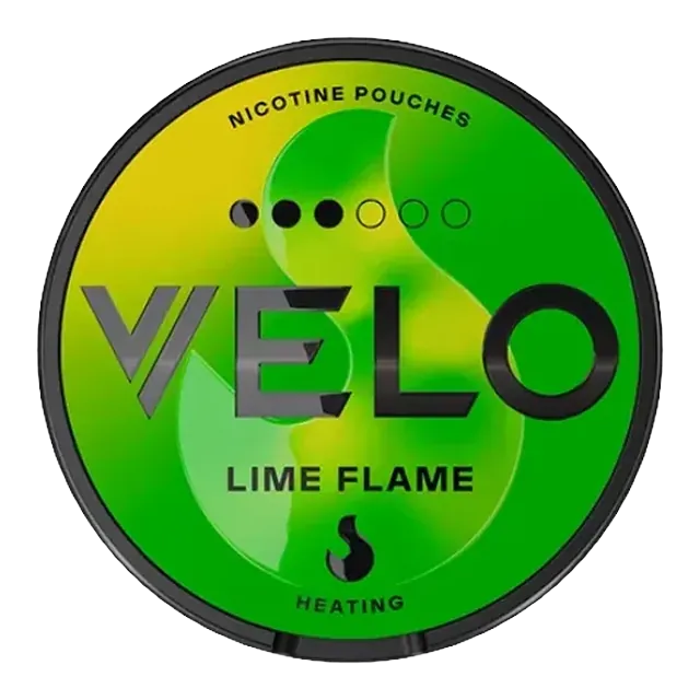 VELO Lime Flame 8mg nicotine pouch can