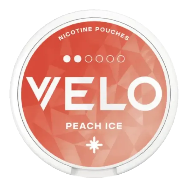VELO Peach Ice Slim 10mg nicotine pouch can