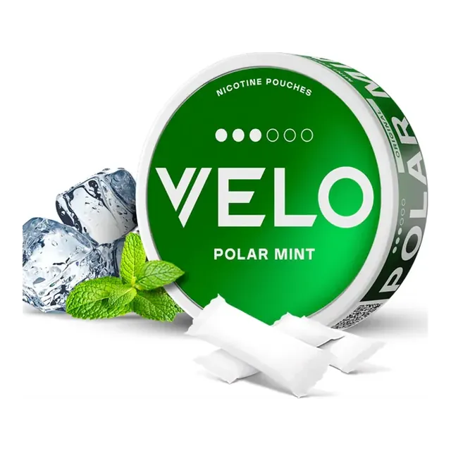 VELO Polar Mint 10mg nicotine pouch can