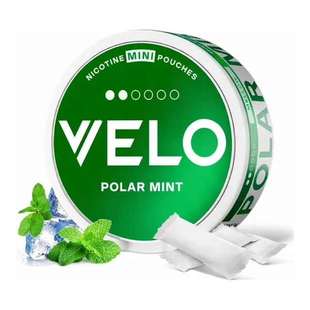 VELO Polar Mint 6mg nicotine pouch can