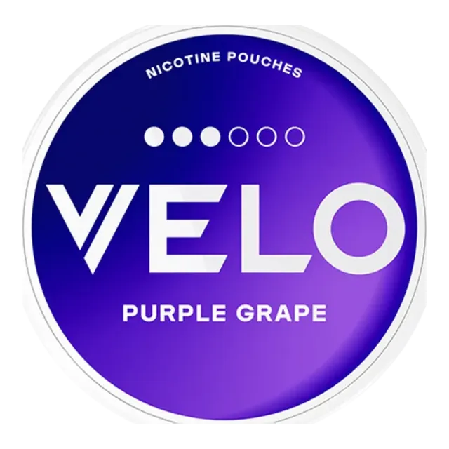 VELO Purple Grape 10mg nicotine pouch can